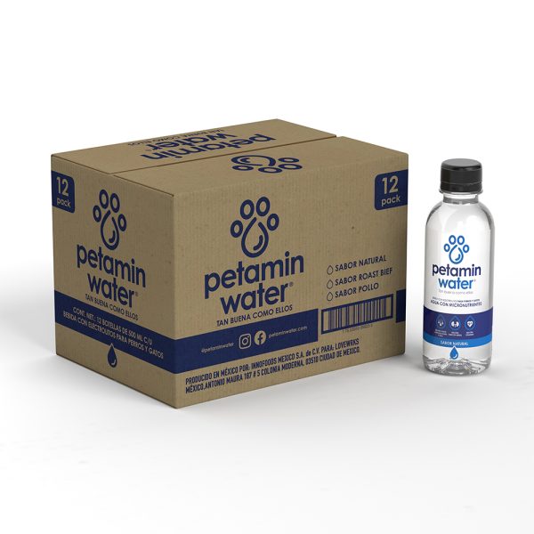 Tres botellas de PetaminWater
