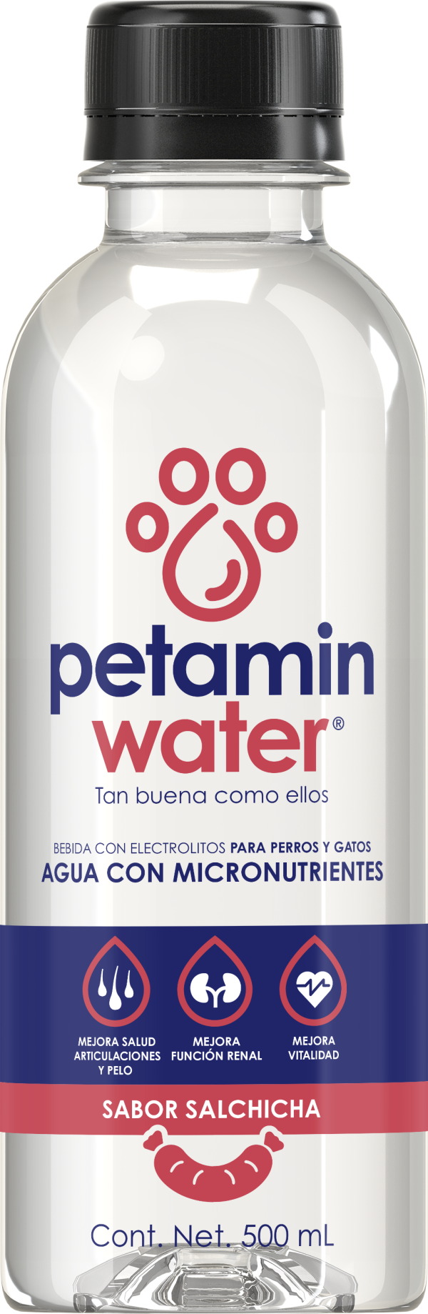 Petamin Water Sabor Salchicha de 500 ml
